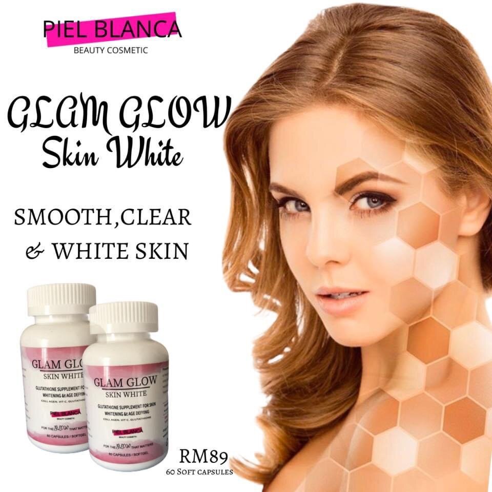 glam glow skin white