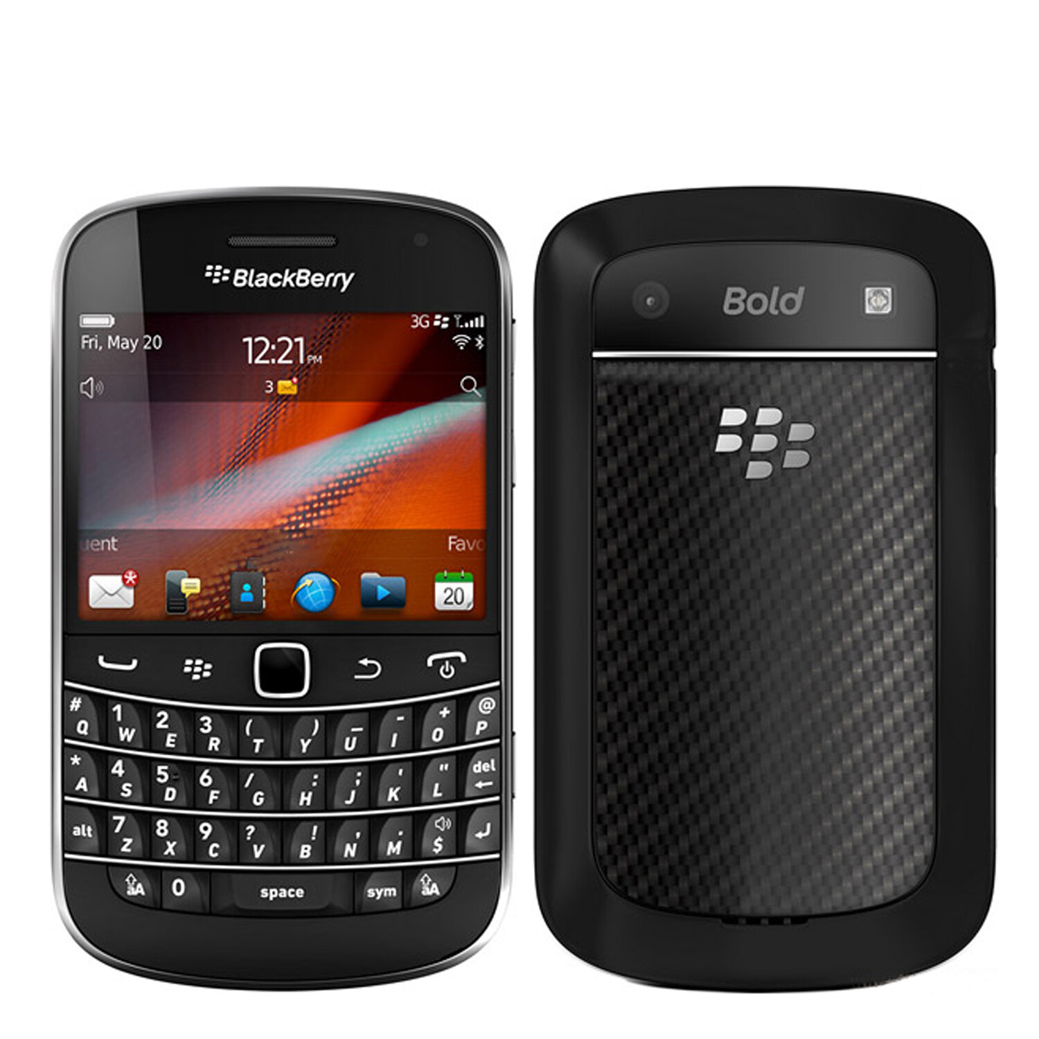 Original Unlocked Cell Phone Blackberrys 9930 Bold Qwerty Keypad 2G/3G