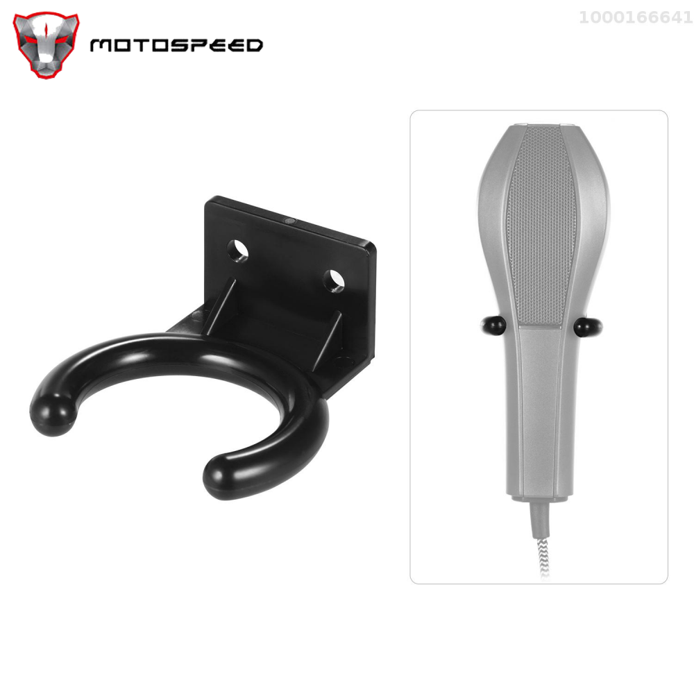 MOTOSPEED Wireless Microphone Hanger Mic Wall Mount Holder Hook Clamp Plastic Material Black