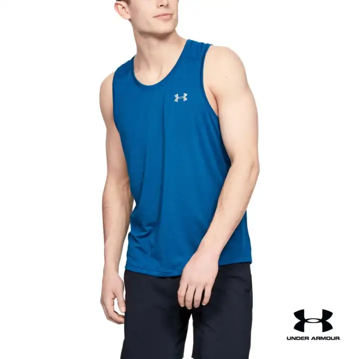 men's ua streaker singlet