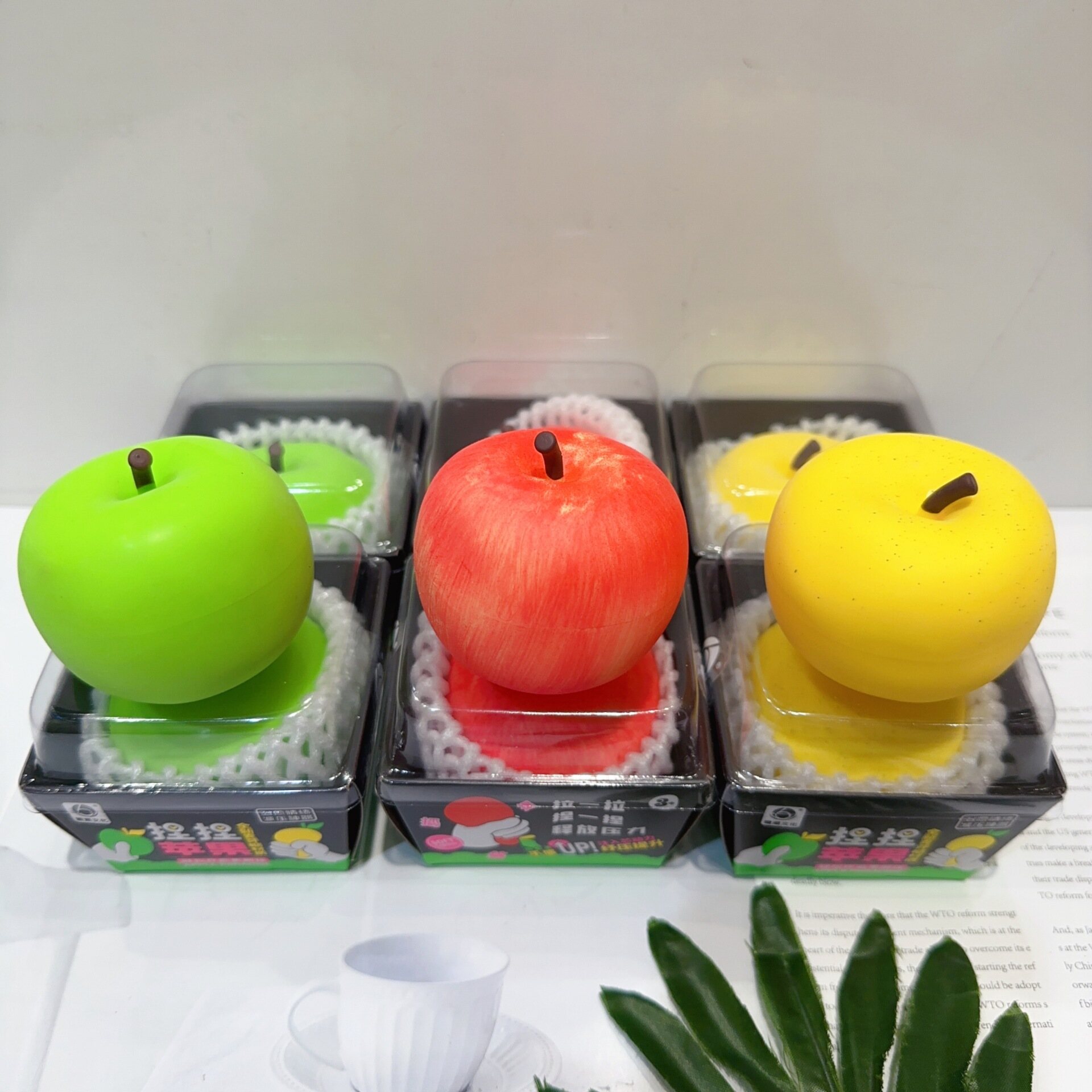 Mô phỏng mới Apple giải nén đồ chơi trái cây giải nén prank kéo dài đồ chơi