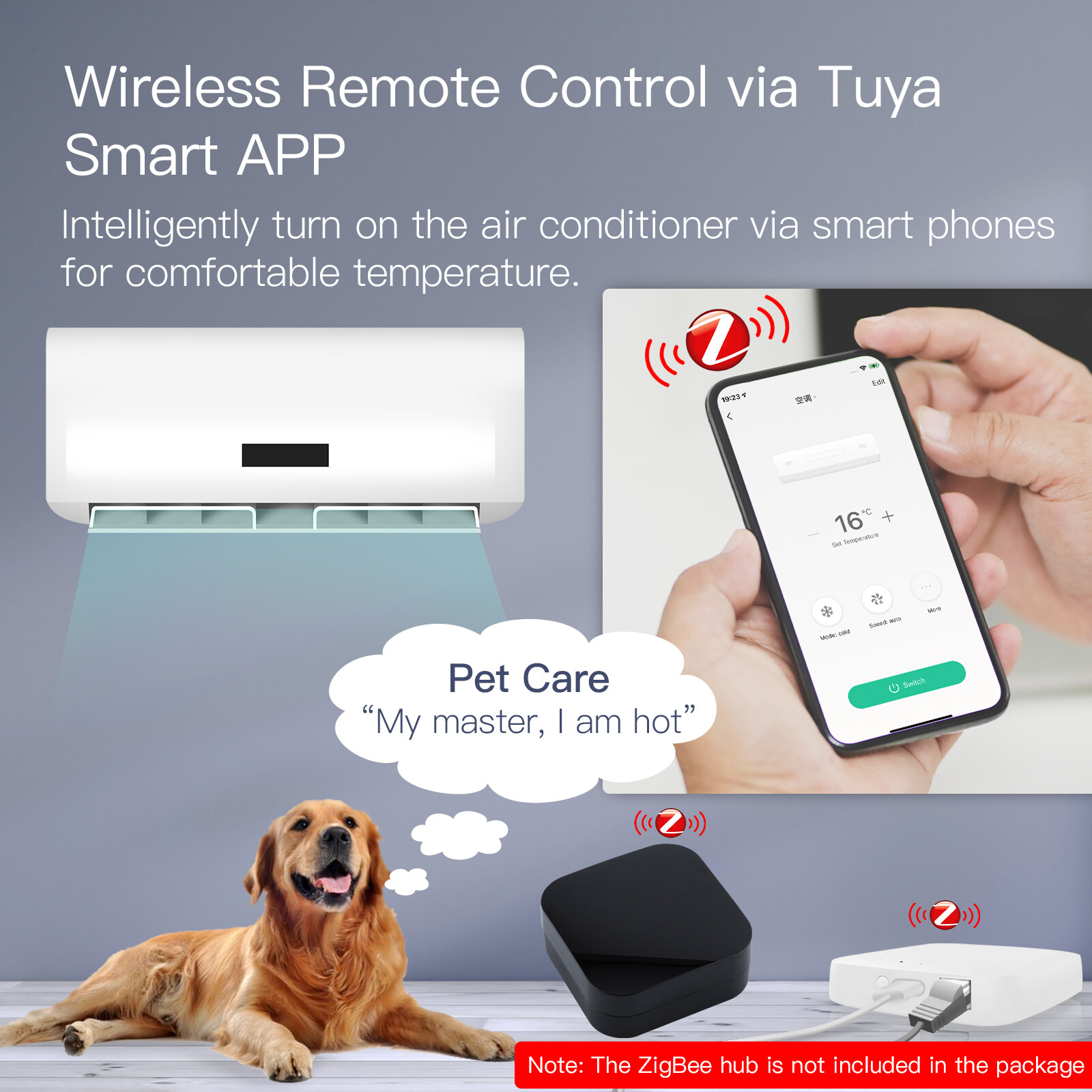 E Life Smart Store Bộ Điều Khiển Từ Xa Thông Dụng Điều Khiển Từ Xa Hồng Ngoại Thông Minh Tuya ZigBee Bộ Điều Khiển Từ Xa Hồng Ngoại Thông Dụng Hỗ Trợ Kết Nối WiFi 2.4G Cho Nhà Thông Minh Hoạt Động Cho Alexa Google Home