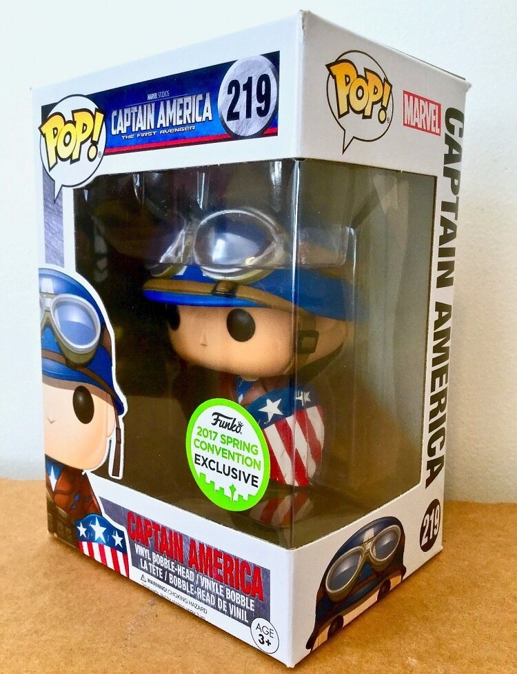 Funko Pop 219 Marvel Captain America Vinyl Đồ chơi mô hình