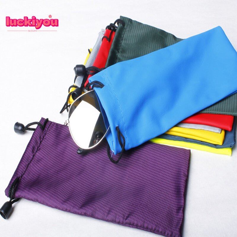 [Giá bán buôn] Kính mát vải tổng hợp Microfiber cao cấp chống thấm nước chống bụi túi đựng kính mềm mại bền chắc đầy màu sắc túi lưu trữ