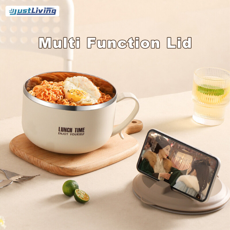 JustLiving Stainless Steel Lunch Box with Cover