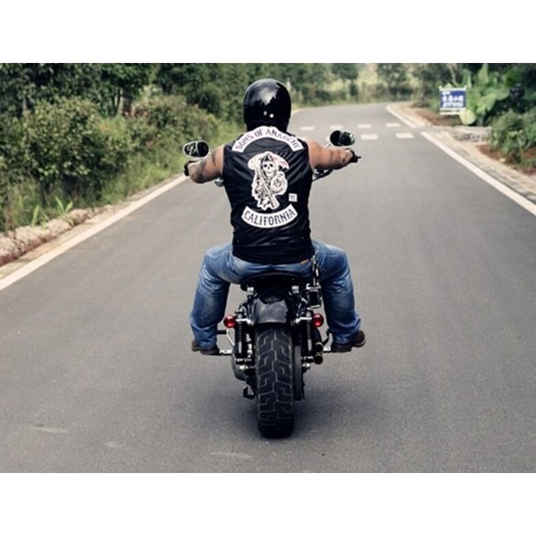 Áo Gilê Da PU GRAZIA Cho Nam Áo Khoác Có Mũ Đi Xe Máy Màu Đen Phong Cách Punk Mặc Mùa Xuân - Lazada | Lazada.vn