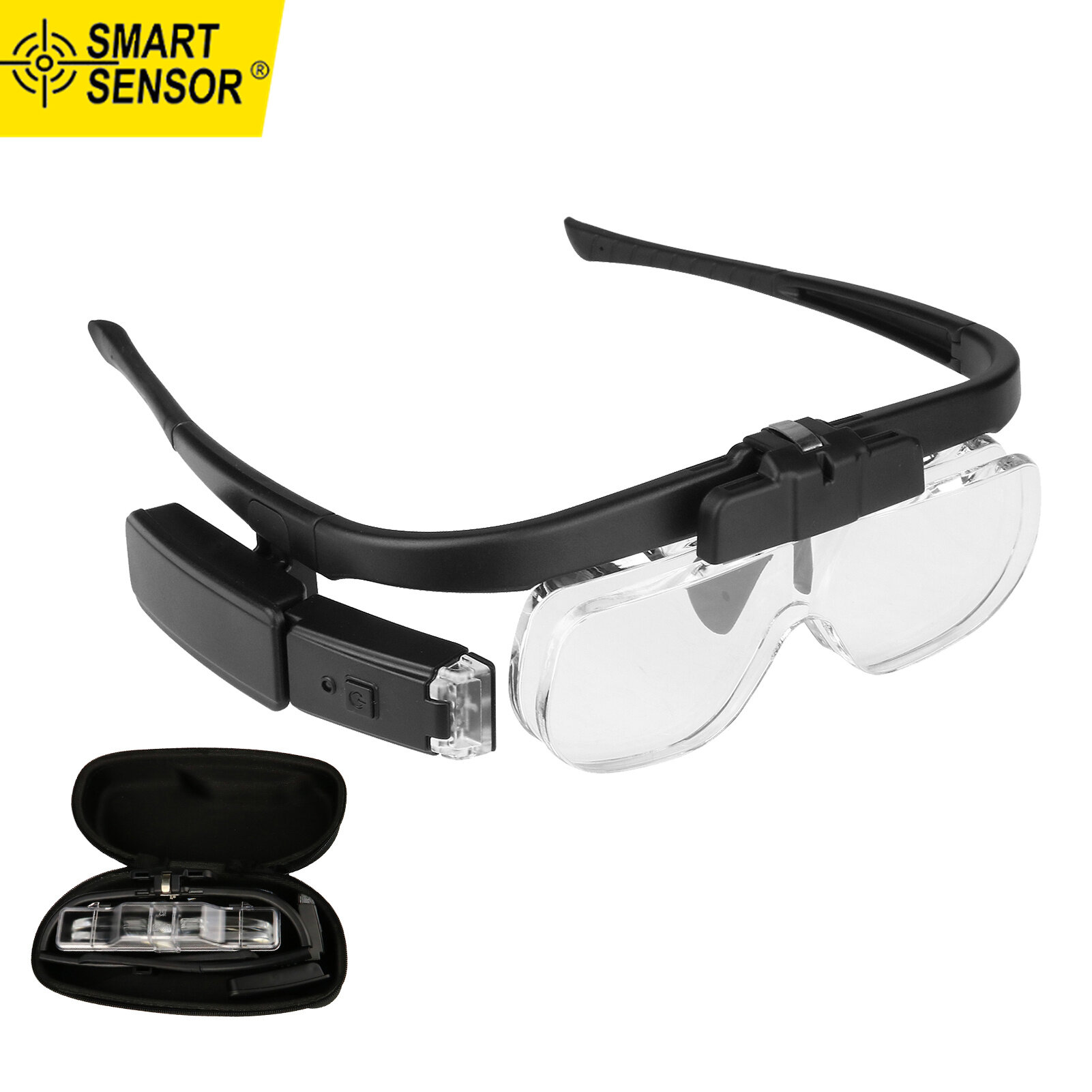 Smart Sensor 4.5X Magnifying Headset with LED Light Magnifying Glass
