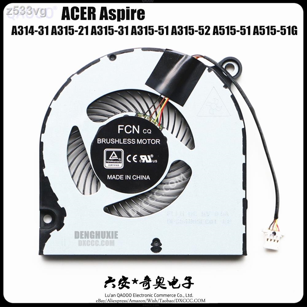 New Acer Aspire A314-31 A314-32 A315-21 A315-31 A315-41 A315-51 CPU Cooling Fan