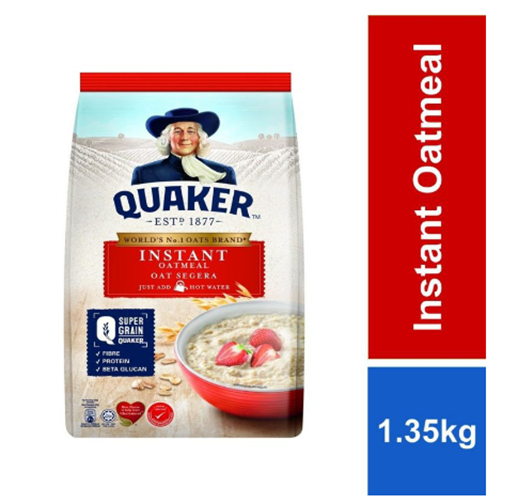 Quaker Oatmeal Instant 1.35kg Lazada