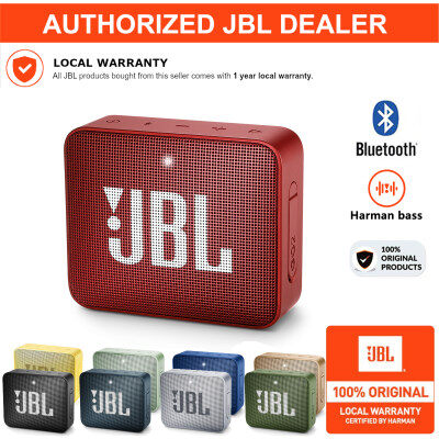 JBL GO 2ลำโพงแบบมินิ Bluetooth ไร้สายซับวูฟเฟอร์เบสพิเศษ IPX7กันน้ำลำโพงพกพาชาร์จได้