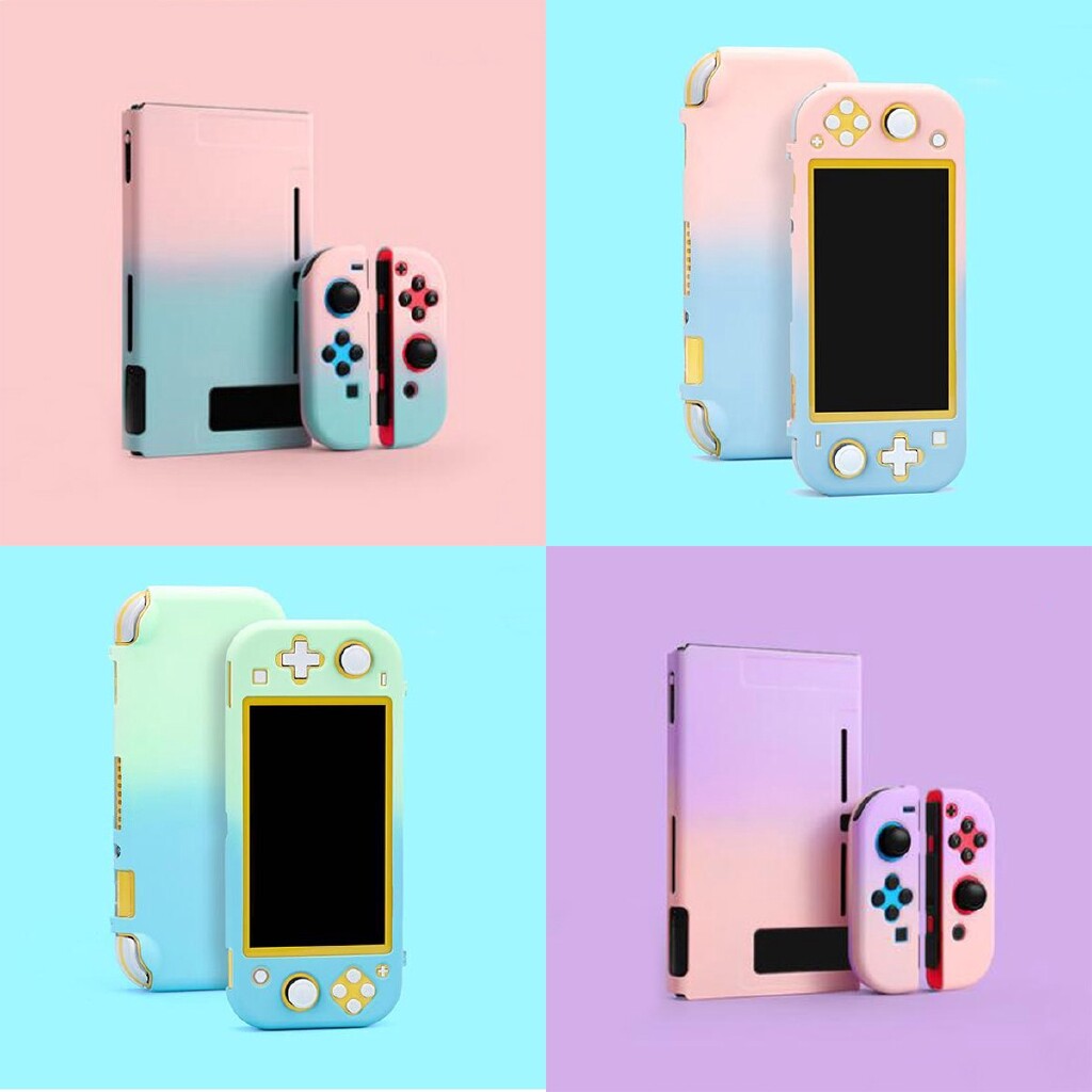 Ốp Lưng Cứng PC Mờ Vỏ Pha Lê Cho Nintendo Switch NS Lite Màng Bảo Vệ Bộ Điều Khiển Joy Con Miếng Dán Ốp Da