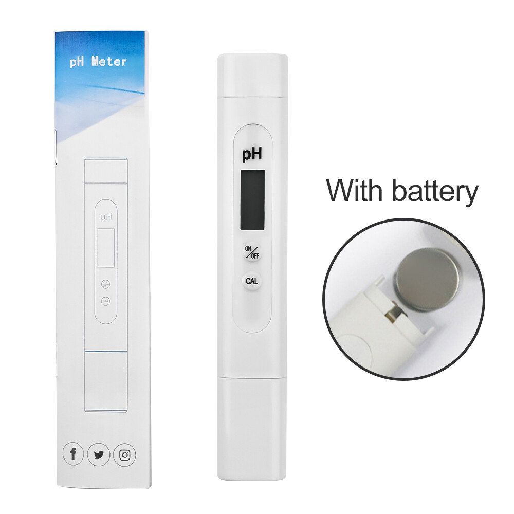 Diymore PH Digital Meter for Water 0.01ph High Accuracy Pen Type PH Tester for Hydroponics Drinking Pool and Aquarium