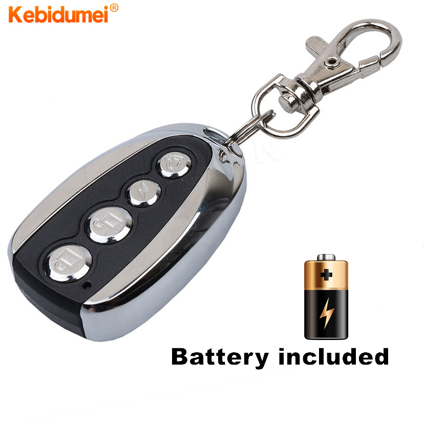 Kebidumei Điều Khiển Từ Xa 433MHz Bộ Điều Khiển Từ Xa 4 Nút Tự Động Sao Chép Máy Sao Chép Bộ Phát Mở Cổng Cửa Nhà Để Xe