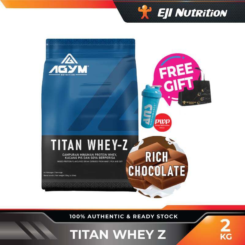 AGYM Nutrition Titan Whey Protein Blend FREE ECO BAG Halal Impact