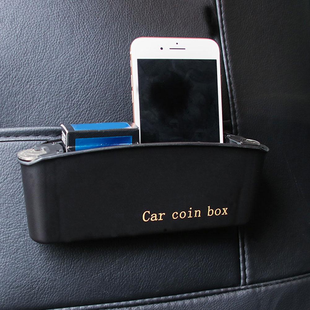 Asai® Car Auto Door Side Hanging Garbage Coin Case Plastic Phone Holder Storage Box