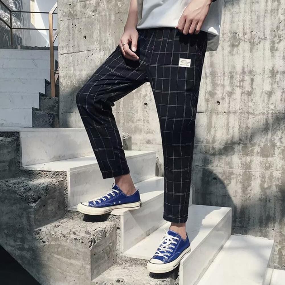 plaid pants casual