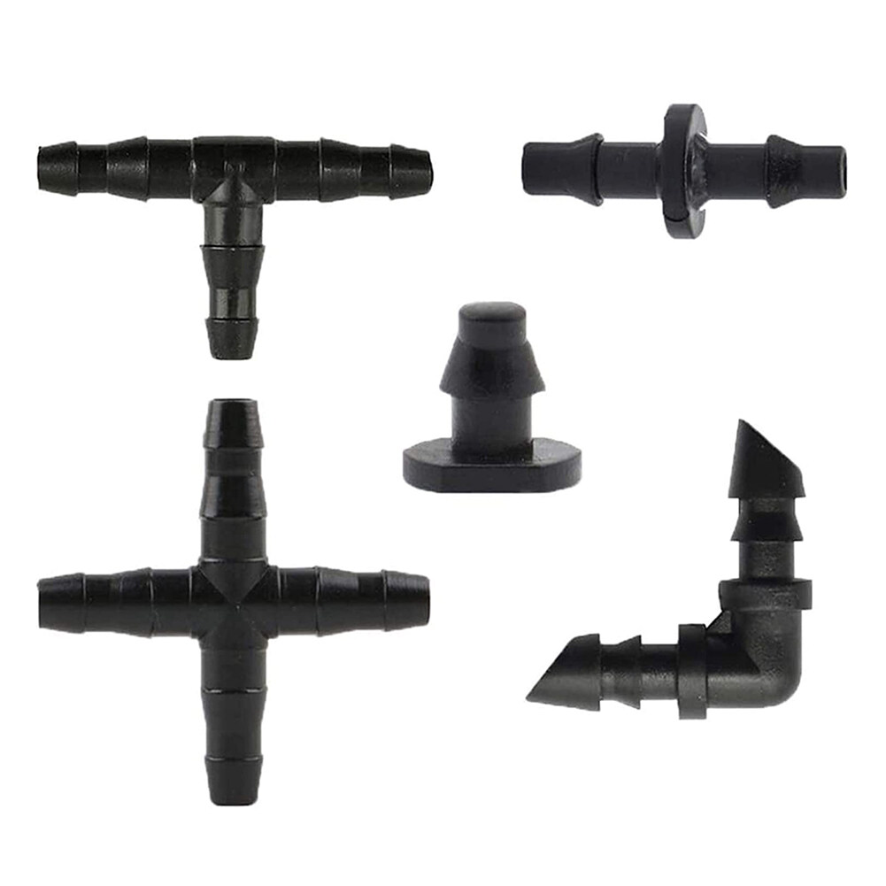 250x Drip Irrigation Fittings Kit Watering System Connectors for 4/7