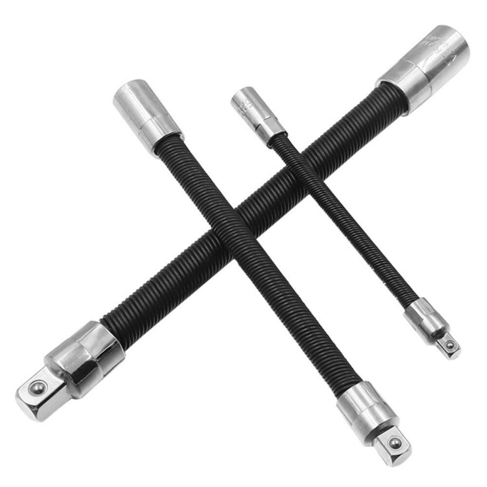 MICANGP 1/4 3/8 1/2 Socket Extension Rod Workshop Tool Ratchet Wrench Extender Power Tools Flexible Extension Rod Extension Connective Rod Drive Socket Extension Bar Adapter Drive Adapter