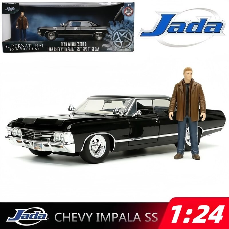 JADA Supernatural 1:24 1967 Chevy Impala Die-cast Car Dean