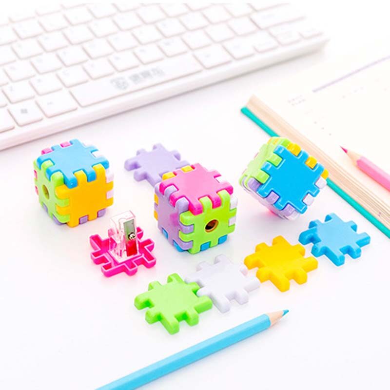 Rubik's Cube Pencil Sharpener Korea Stationery Student Gift