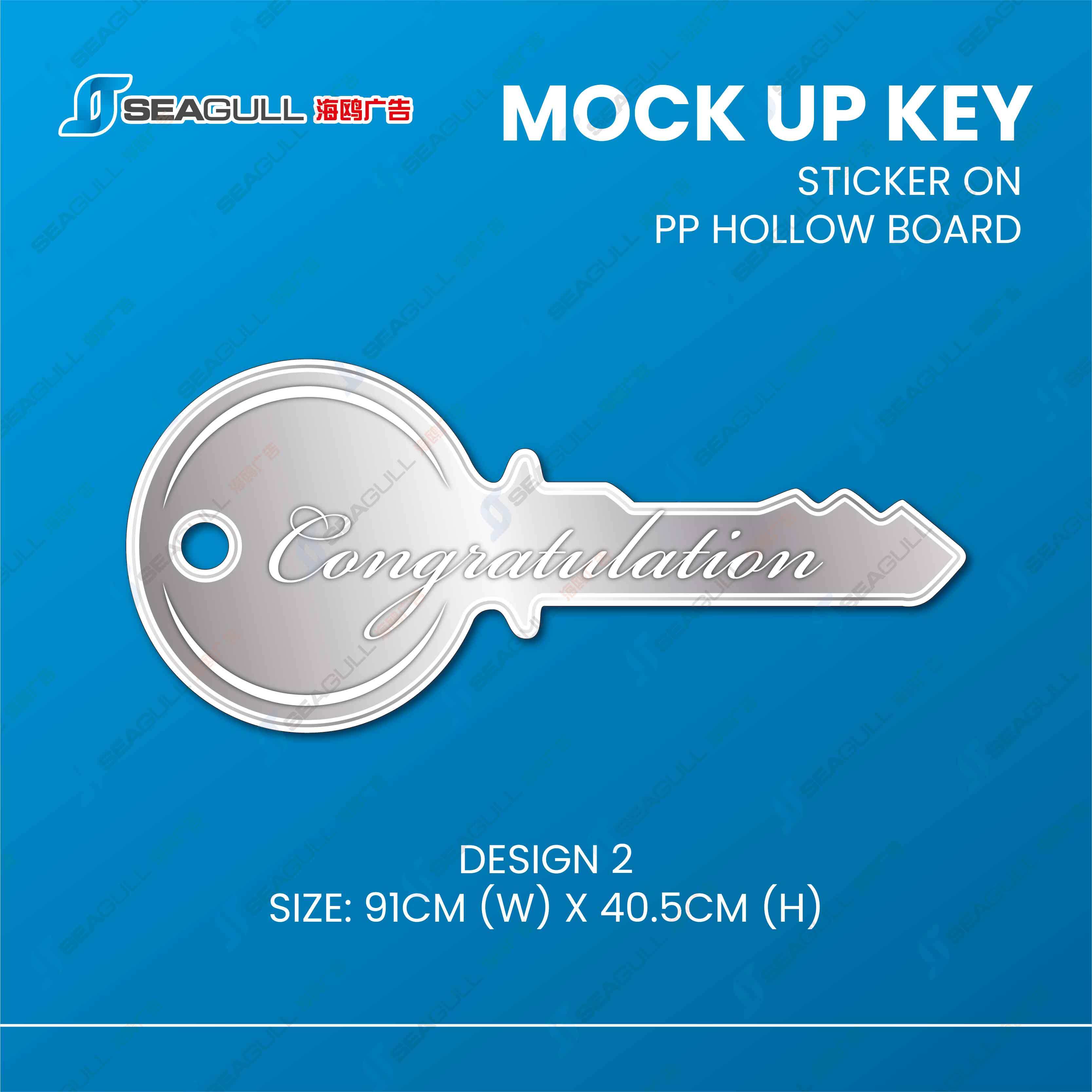 Mock Up Key Replika Kunci Sign Sticker Signage Awards Anugerah Majlis ...