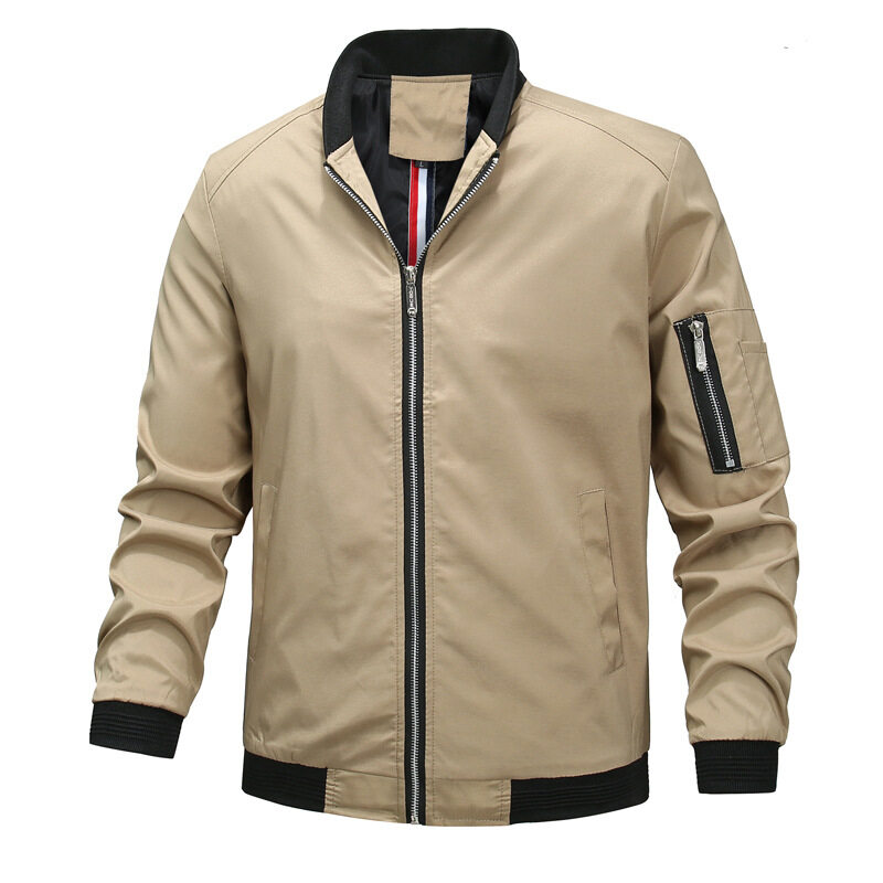 mist casual bomber jacket