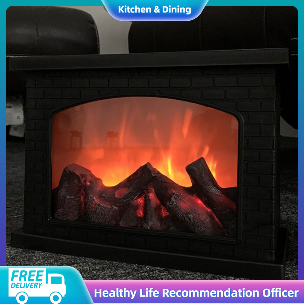 Sharprepublic Hiệu Ứng Ngọn Lửa Giả Lò Sưởi Sáng Tạo, Trang Trí Sân Thượng Phòng Ngủ Phòng Khách