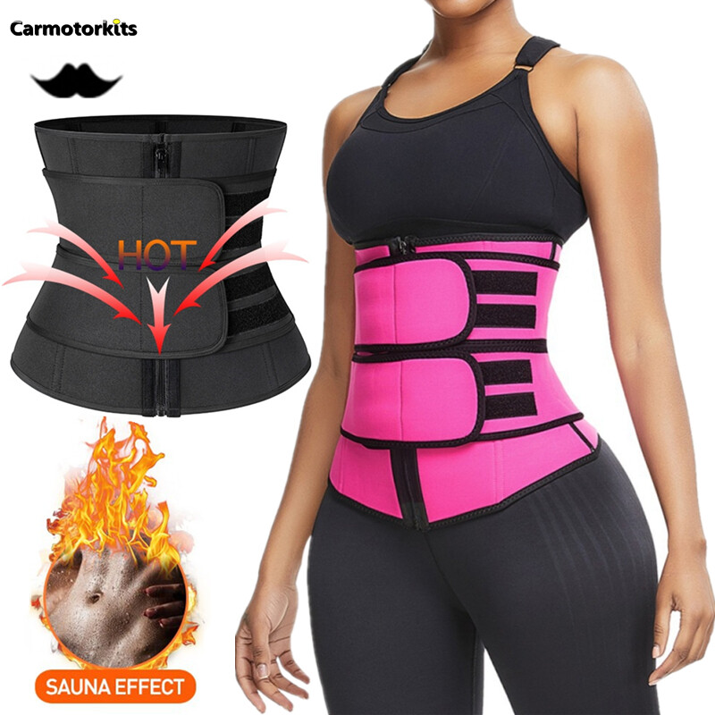 Waist Trainer Corset Sweat Belt For Women Weight Loss Compression Trimmer Workout Fitness