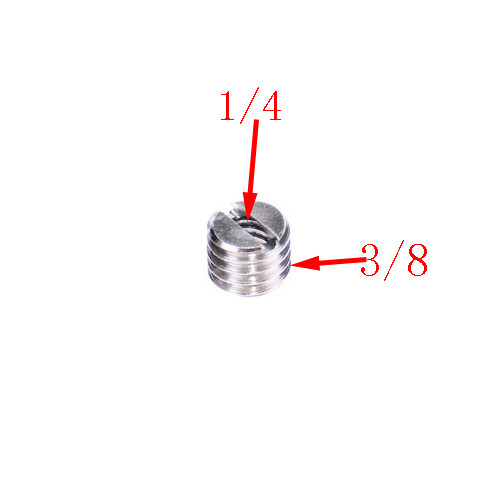 10pcs 1/4" to 3/8" Convert Screw Adapter for Tripod