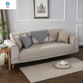 Wilk 13 Sizes Sofa Mat Cotton Non Slip Sofa Couch Cover Cushion