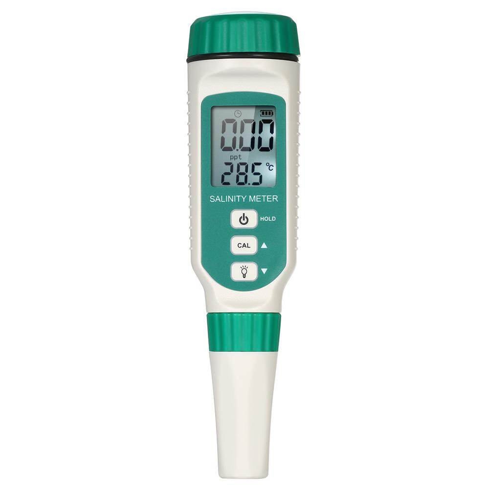 SMART SENSOR Portable Salinity Meter Handheld ATC Salinometer Halometer Salt Gauge Salty Brine Meter Seawater Salinity Refractometer Food Salinity Tester Meter