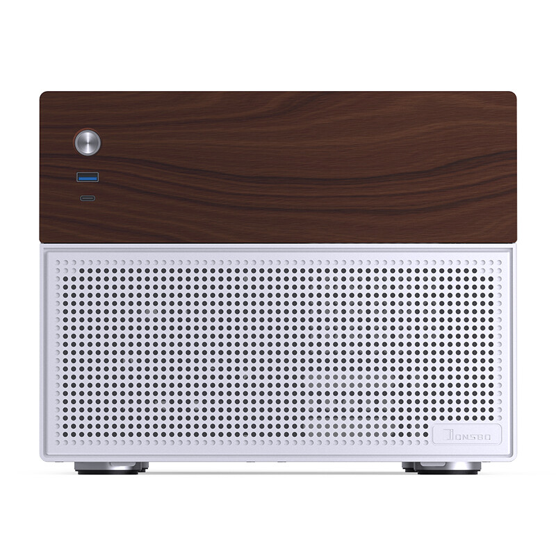 Jonsbo N4 NAS Máy tính để bàn Chassis ITX / M-ATX trường hợp máy tính 8 ổ cứng vị trí hỗ trợ 230mm Card đồ họa SFX mũi dao điện PC trường hợp vỏ máy tính để bàn