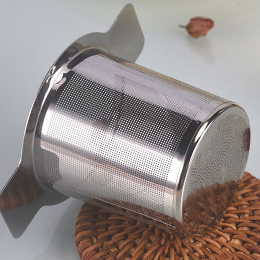 Dụng Cụ Pha Trà Bằng Thép Không Gỉ Dụng Cụ Lọc Trà Lưới Lọc Trà Dụng Cụ Lọc Gia Vị Lá Trà Dụng Cụ Uống Nước Phụ Kiện Nhà Bếp Kẹp Tay Cầm