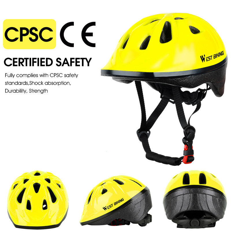 WEST BIKING Bike Helmet for Kids Children Ultralight Skate Scooter Roller Helmet Protective Gear Boys and Grils Sports Safety Helmet