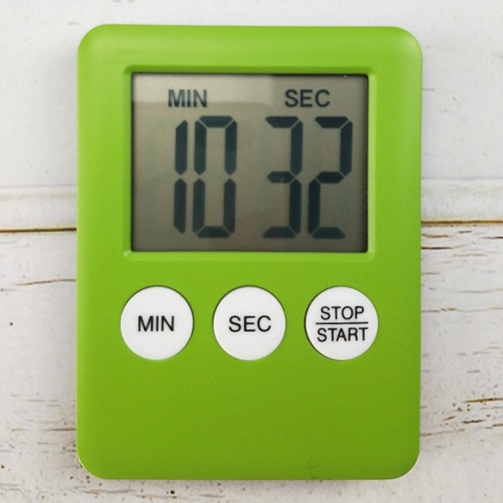 Farfi Cooking Timer Practical Smooth Surface ABS LCD Screen Magnetic Baking Reminder for Kitchen Fashion Baking Reminder