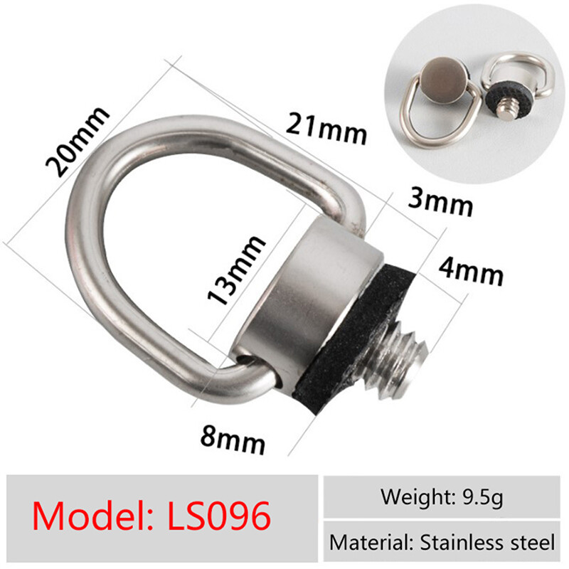 wuyangmin Strap screw d ring camera screw mount 1 4 inch quick release plate screw adapter