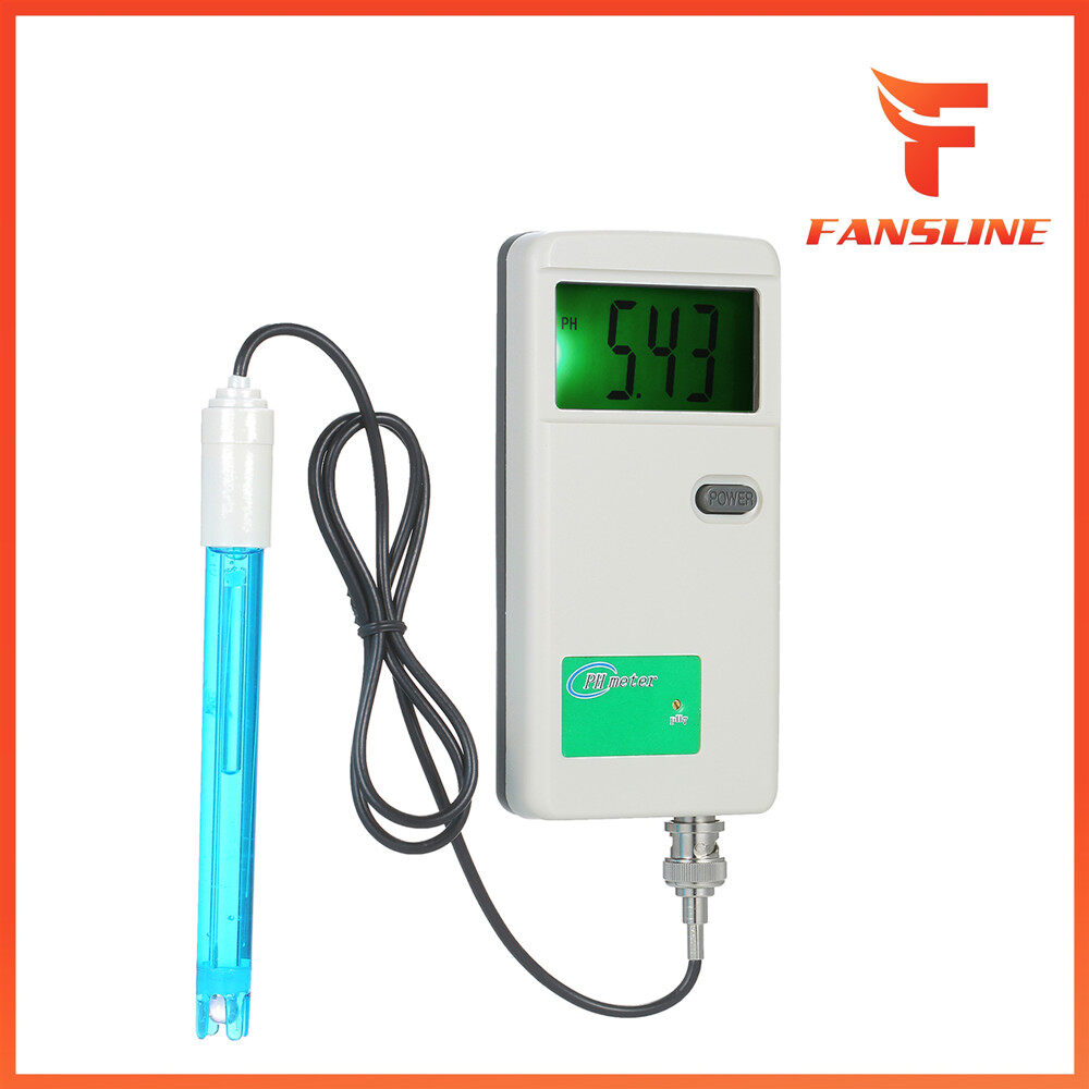 pH Meter High Precision Portable pH Tester Backlight Display Water Quality Tester for Laboratory Drinking Water Hydroponics Aquarium Swimming pool White PH-3012B