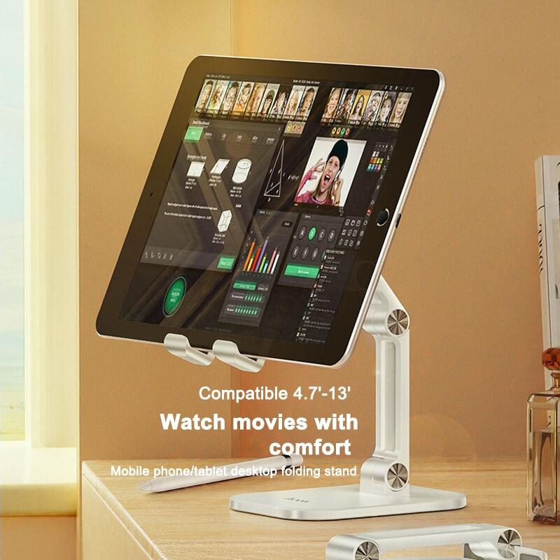 Có Thể Gập Lại Kim Loại Máy Tính Để Bàn Máy Tính Bảng Chủ, Hỗ Trợ Mở Rộng Bàn Cho iPhone iPad Xiaomi Bàn Giá Đỡ Điện Thoại Di Động Có Thể Điều Chỉnh