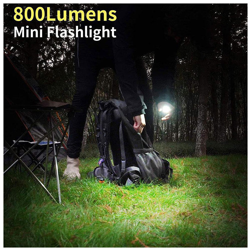 CAMPOUT【COD】💡Multi-function portable light mini keychain light portable strong light small flashlight ultra-lightweight outdoor charging work light