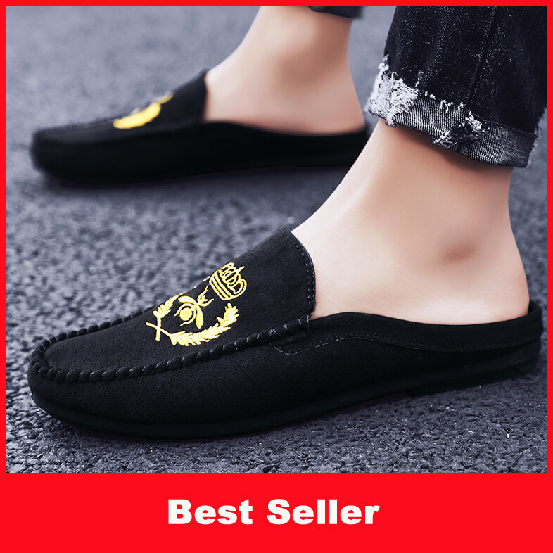 Korean Half Shoes for men Half Slippers 