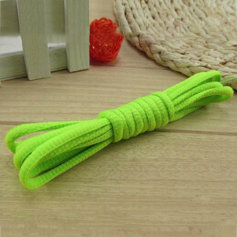 【HOT SALE 】1Pair New Arrival 130cm Oval Shoe laces 13 Colours Half
