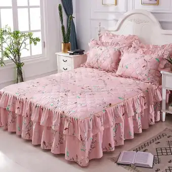 Mattress Cover Bed Linen Pillowcases 3pcs King Queen Size Winter Mattress Cover Bed Linen Pillowcases 3pcs King Queen Size Winter Thick Bedding Sets Sheets