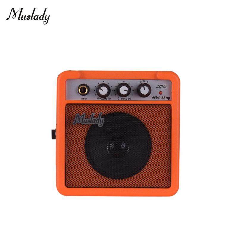 Muslady 5W Bộ Khuếch Đại Guitar Mini Loa Âm Ly Với 3.5 Mm & 6.35 Mm Đầu Vào 1/4in Đầu Ra Hỗ Trợ Khối Lượng Tone Điều Chỉnh Overdrive