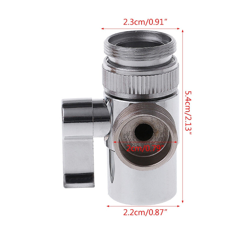 【Chất lượng cao + Cổ phiếu sẵn sàng】 Van vòi Bộ chuyển đổi Bộ chuyển đổi vòi Bộ chuyển đổi vòi Nhà bếp Bộ chia bộ chia van Bộ chuyển đổi vòi nước Đầu nối vòi cho nhà vệ sinh Vòi sen