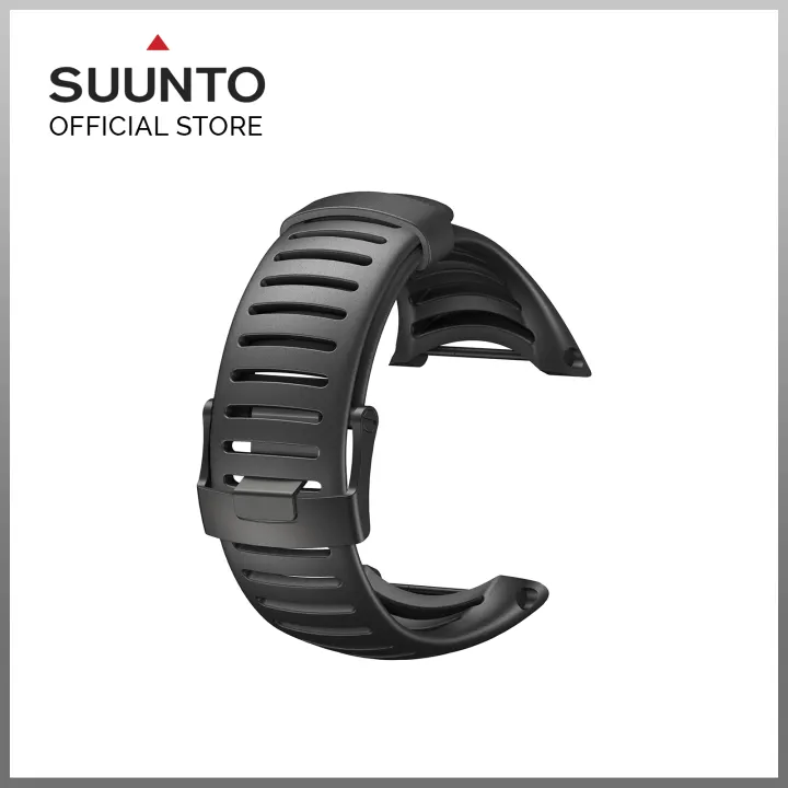 suunto core all black light elastomer strap