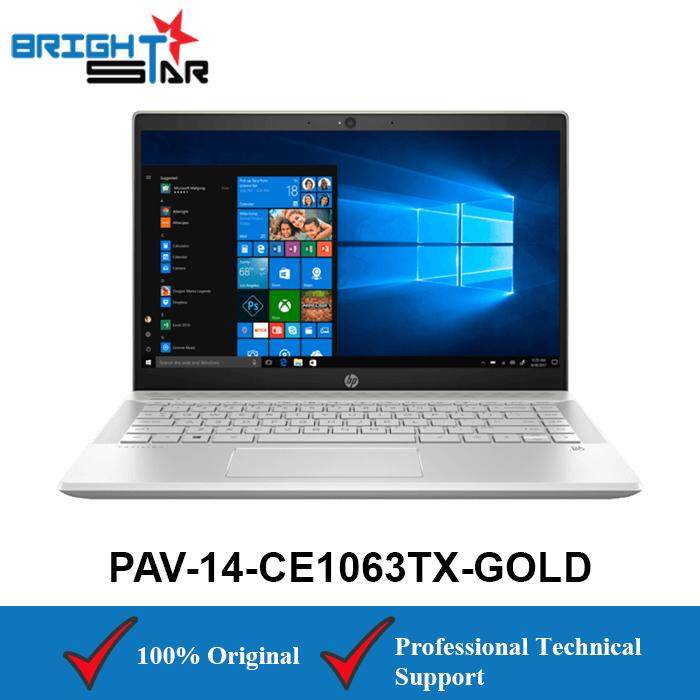 HP Pavilion 14-CE1063TX Gold (Intel I7-8565U/4GB/1TB+128GB/MX150 2GB) Malaysia