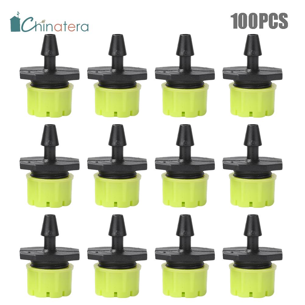 [Chinatera] 100 Chiếc Ống Nhỏ Giọt Nước Có Thể Điều Chỉnh Bộ Đầu Tưới Nhỏ Giọt Ống Tưới Dòng Chảy Siêu Nhỏ Thiết Bị Tưới Cây Trong Chậu Vòi Phun Sương Tưới Tiện Dụng