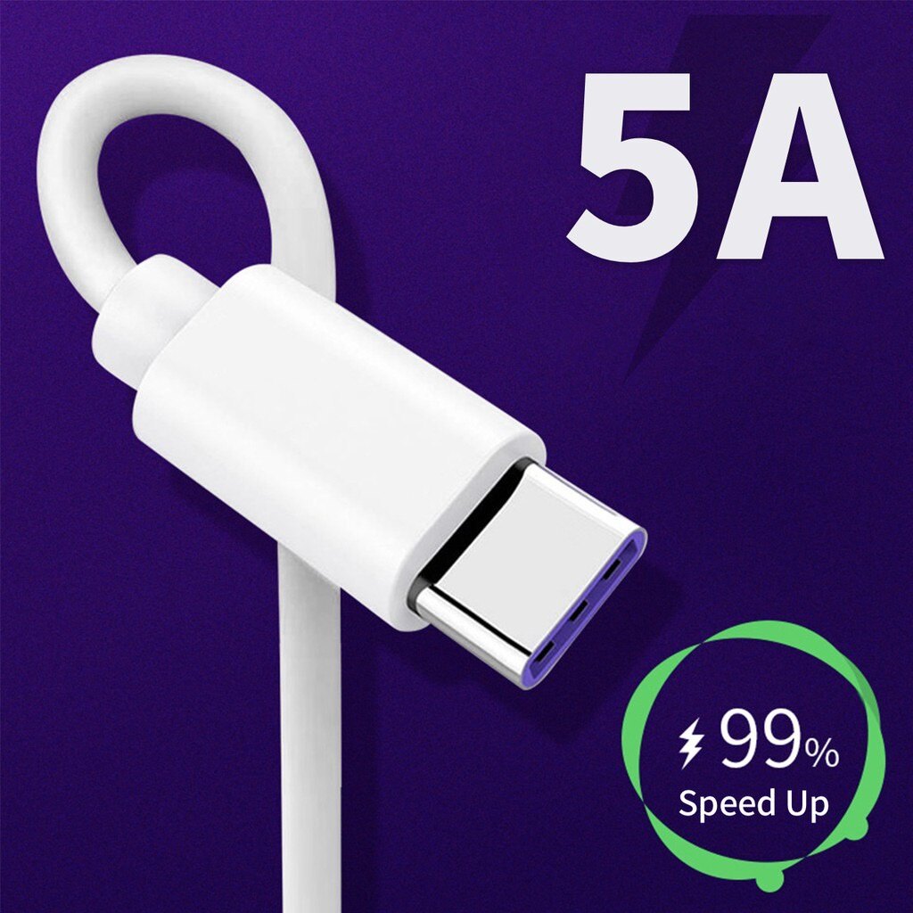 Cáp Loại C 5A Cáp Sạc Nhanh Cho Huawei Cáp USB Cáp USB Type C Cho Samsung Cáp OnePlus Oppo Realme XiaoMi Cabel