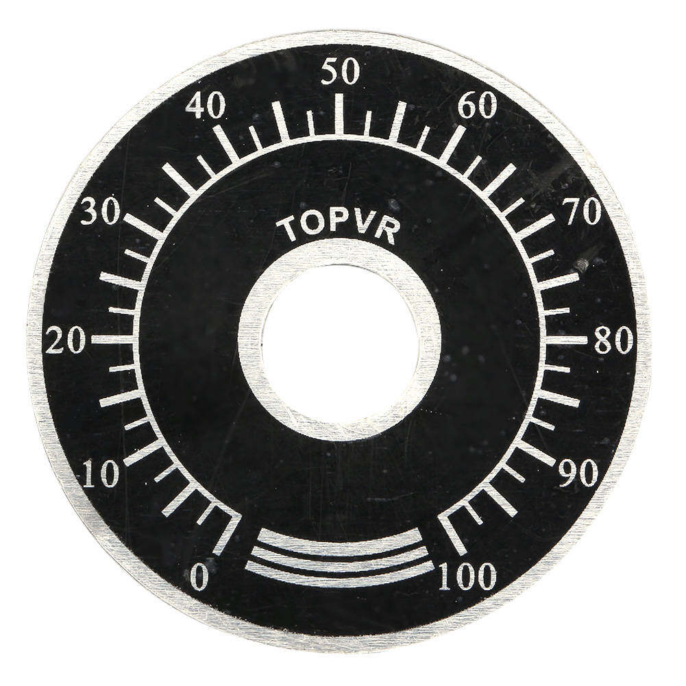 MF-A03 Potentiometer Knurled Knobs Volume Control Cap + Digital Dial Potentiometer Scale Plate Scale Plate