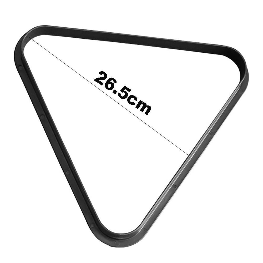 MIA Black 15 Ball Plastic Positioning Triangle Frame Table Pool Accessories Snooker Holder Billiard Rack